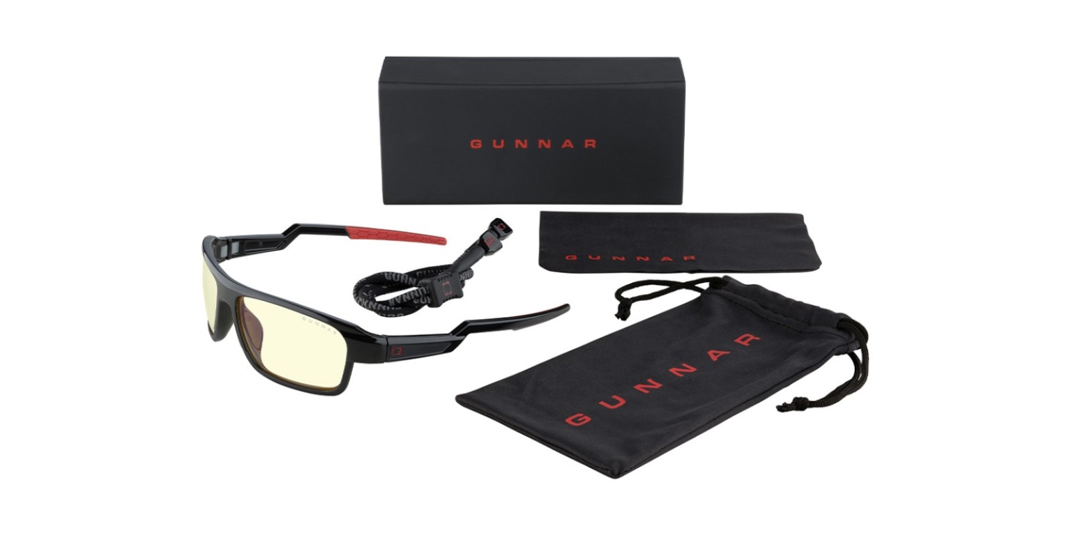 Очки для компьютера GUNNAR Lightning Bolt Amber, Onyx