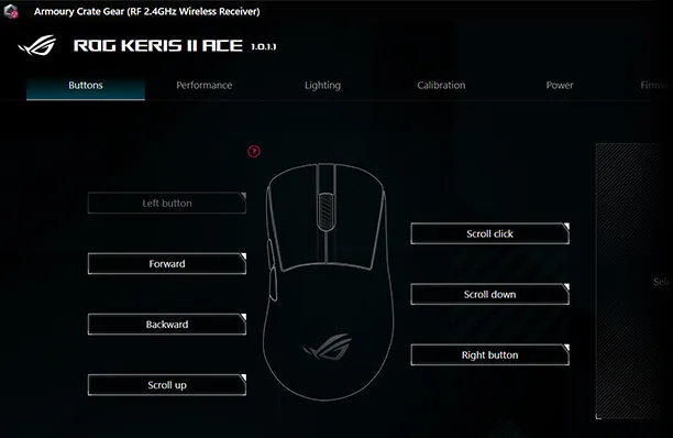 Игровая мышь ASUS ROG Keris II ACE