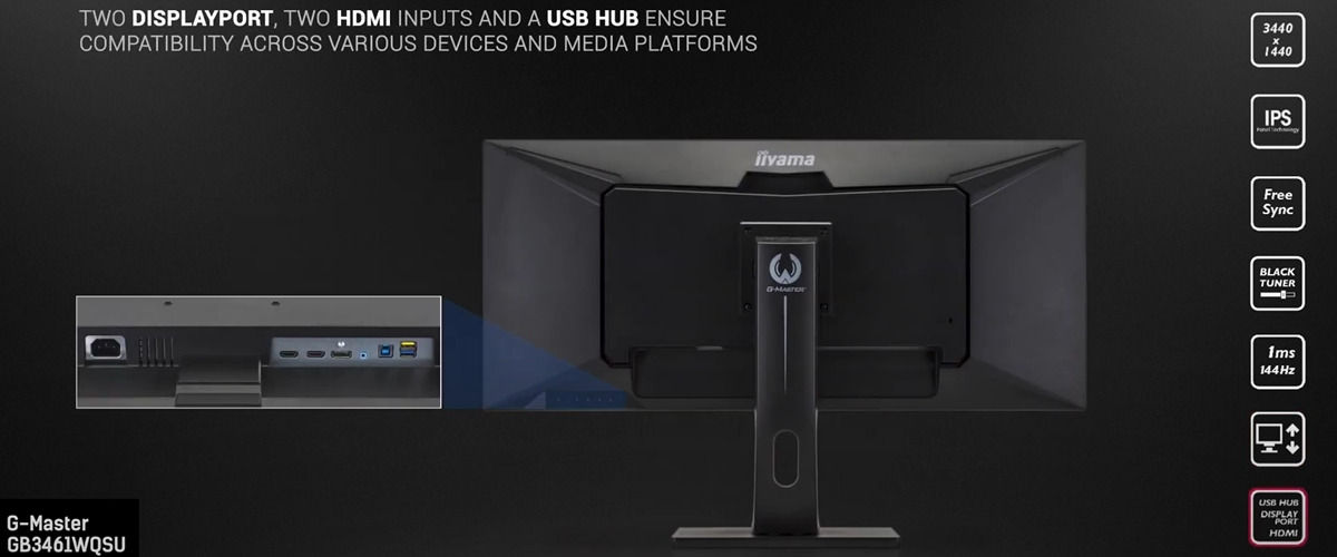 Iiyama Red Eagle GB3461WQSU-B1