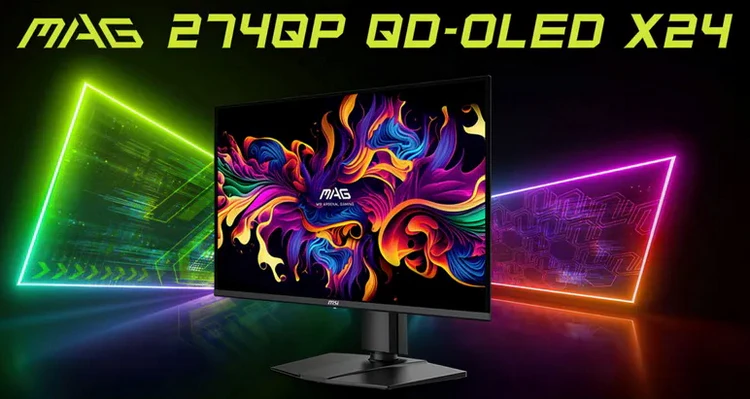 MSI представила MAG 274QP QD-OLED X24 на базе QD-OLED
