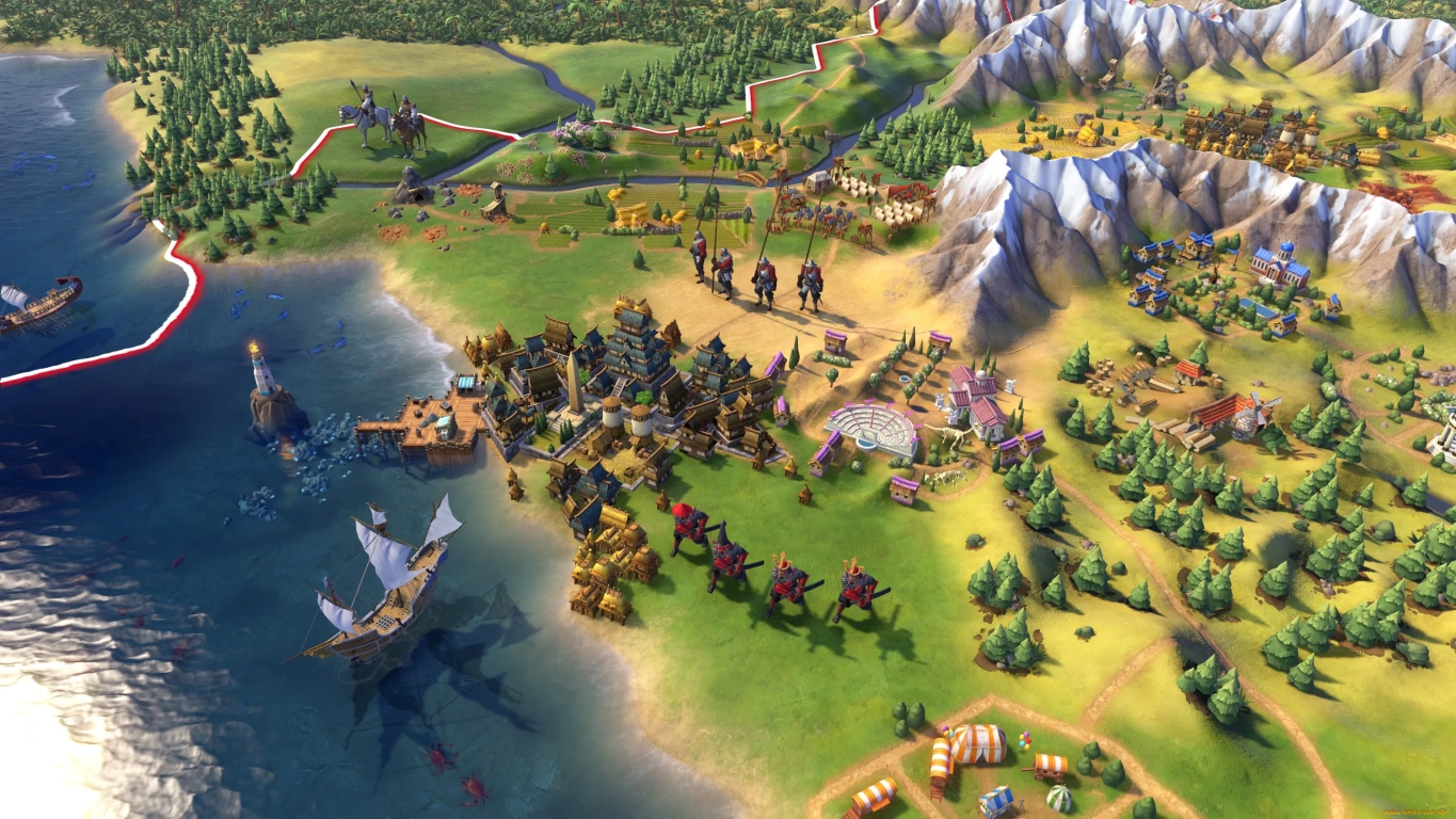 Монитор для Civilization 6