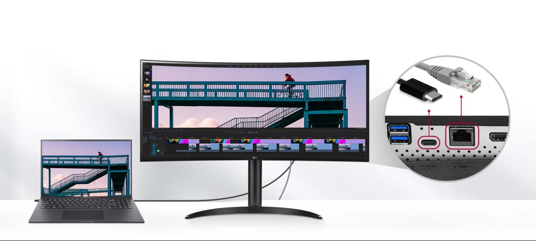 Монитор LG 34WQ75C-B