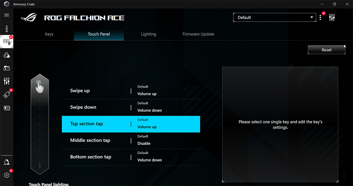 Игровая клавиатура ASUS ROG Falchion Ace проводная