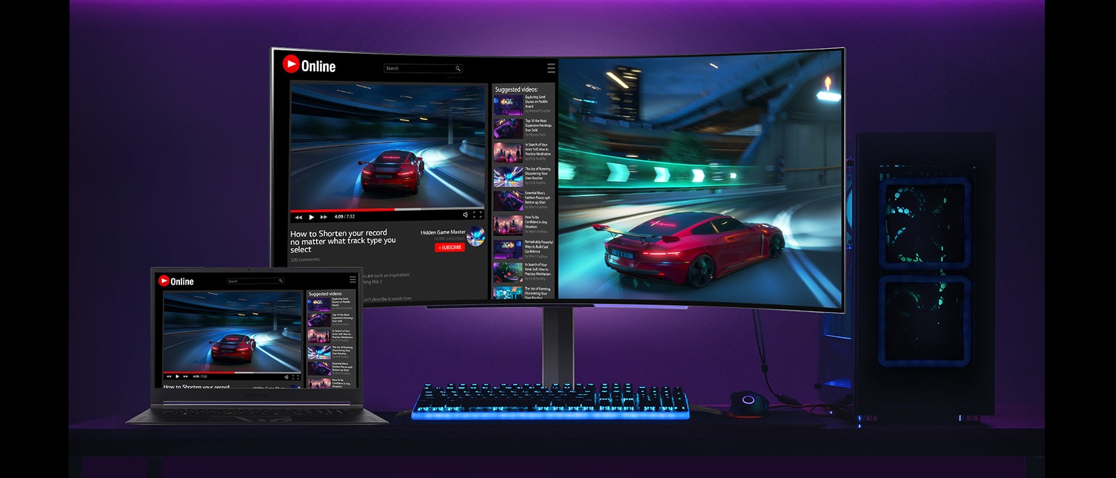 Монитор LG UltraGear 45GR95QE-B