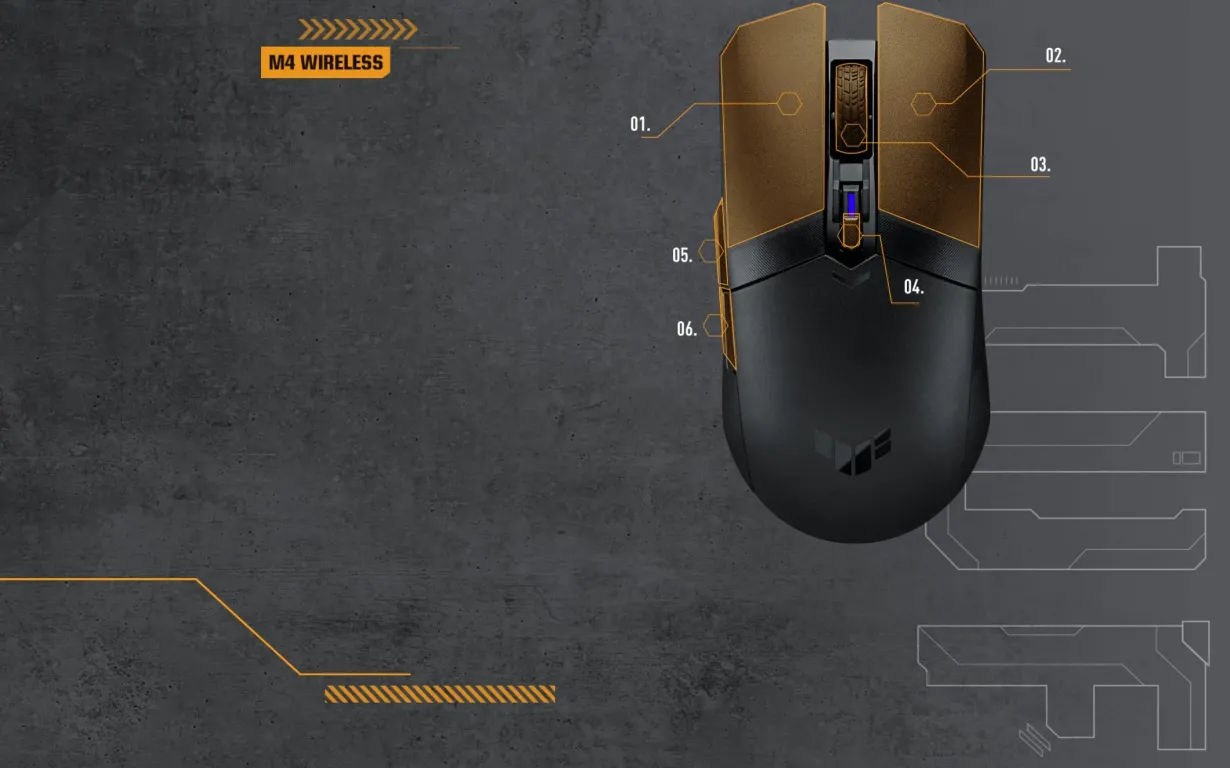 Игровая мышь ASUS TUF Gaming M4