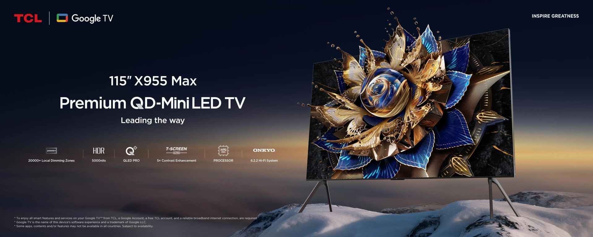 TCL готовит к выпуску 115-дюймовый 4K QD-Mini-LED-телевизор X955