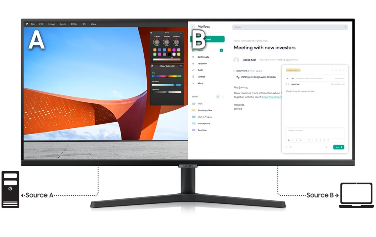 Монитор Samsung ViewFinity S65UC