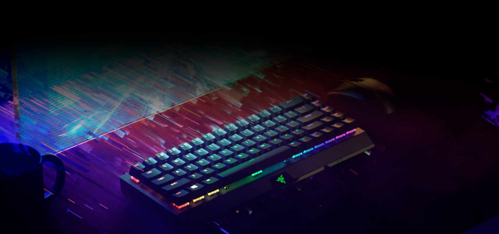 Игровая клавиатура Razer BlackWidow V3 Mini HyperSpeed (Yellow Switch)