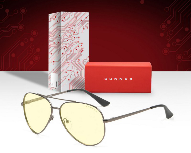 Очки для компьютера GUNNAR Maverick Amber, подарочная упаковка
