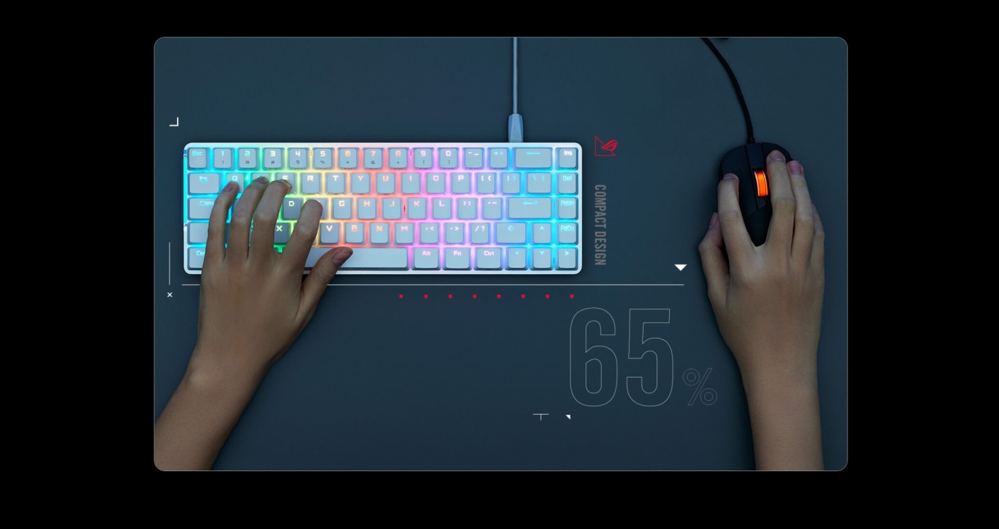 Игровая клавиатура ASUS ROG Falchion Ace проводная