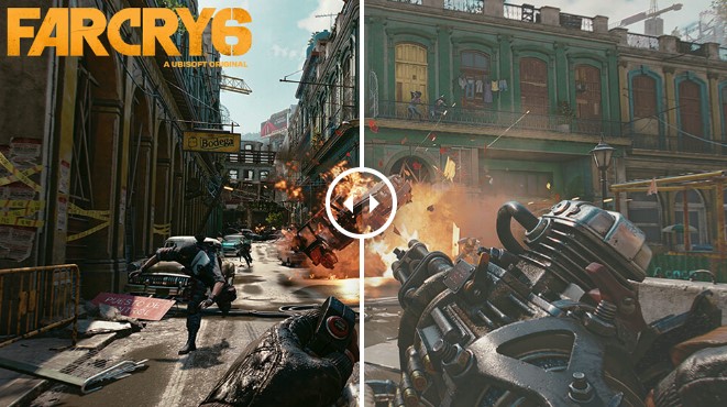 Цветопередача в мониторе MSI Optix G274QPX в сравнении с обычным монитором