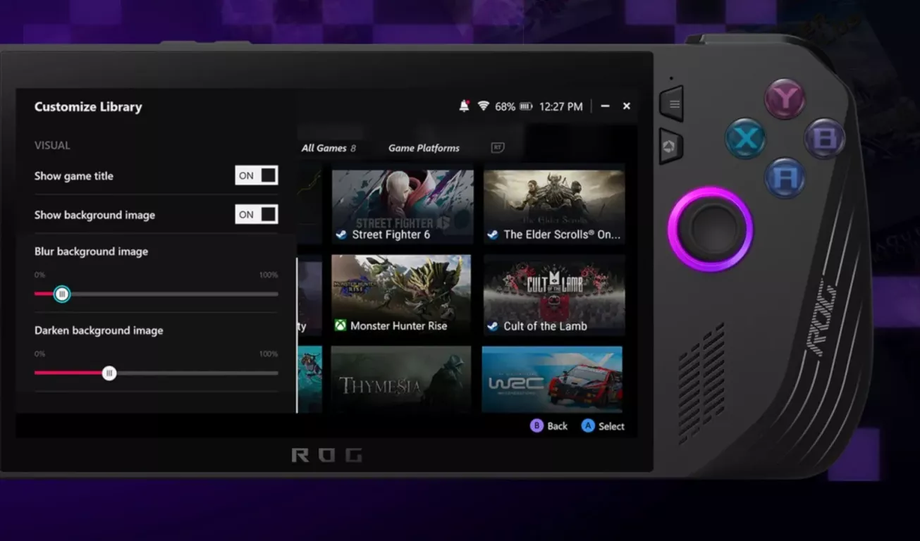 Портативная игровая консоль ASUS ROG Ally X