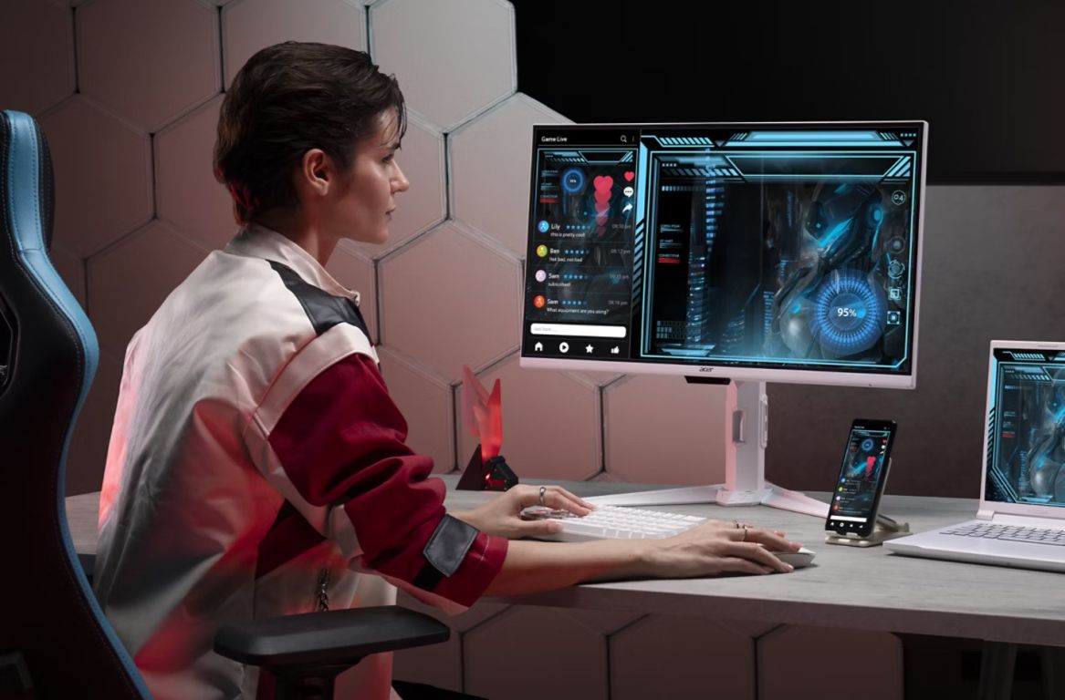 Acer представила мониторы Nitro GA321QK P и GA341CUR W0