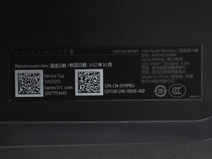 Обзор монитора Dell Alienware AW3423DWF