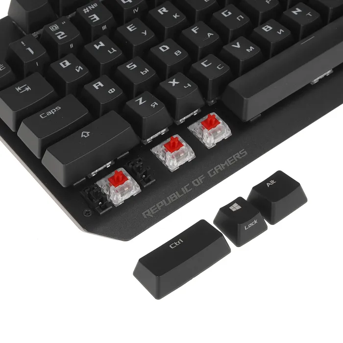 Игровая клавиатура ASUS ROG Strix Scope NX (90MP0186-B0RA00) - фото 4