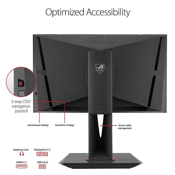 Full HD монитор ASUS ROG Swift PG248Q - фото 4