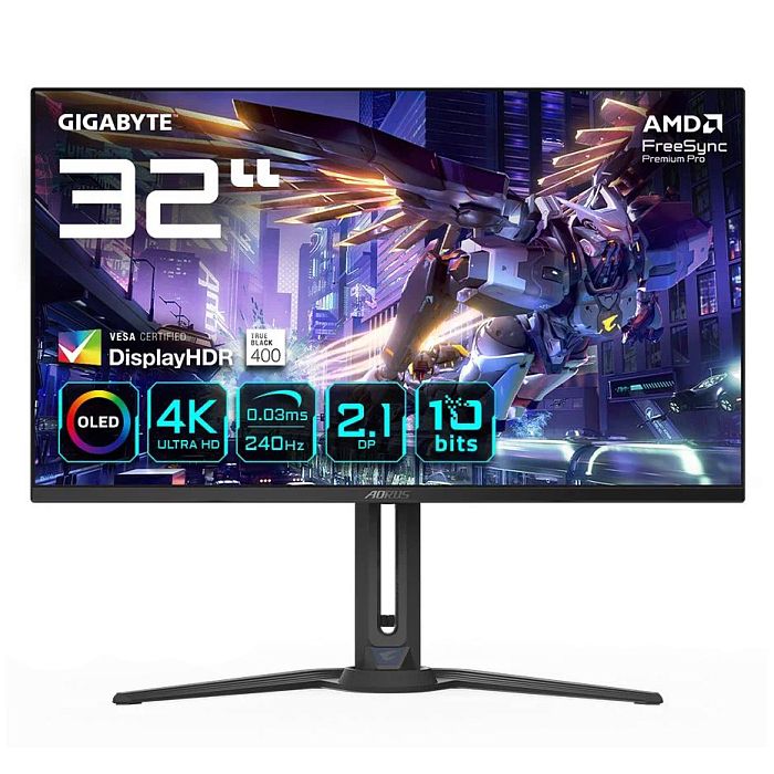 4K QD-OLED монитор Gigabyte AORUS FO32U2P - фото 1