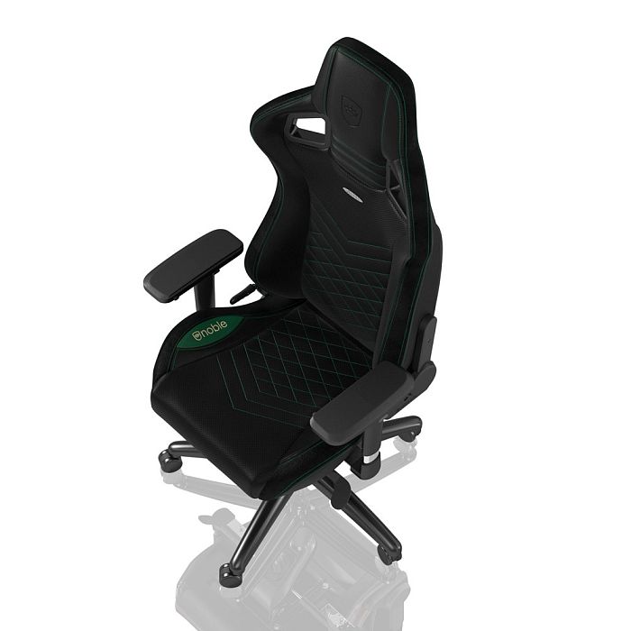 Игровое кресло Noblechairs EPIC Black/Green (NBL-PU-GRN-002) - фото 2