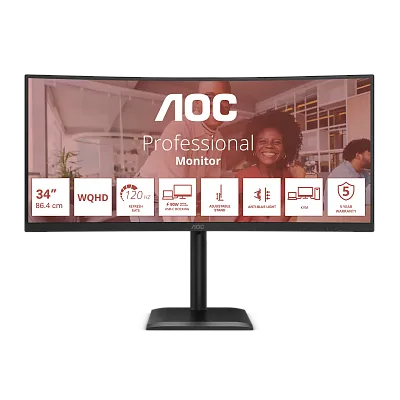 3.5K монитор AOC CU34E4CV - фото 1