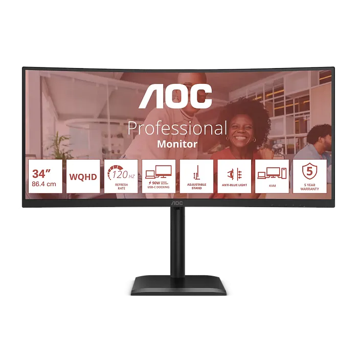 3.5K монитор AOC CU34E4CV - фото 1