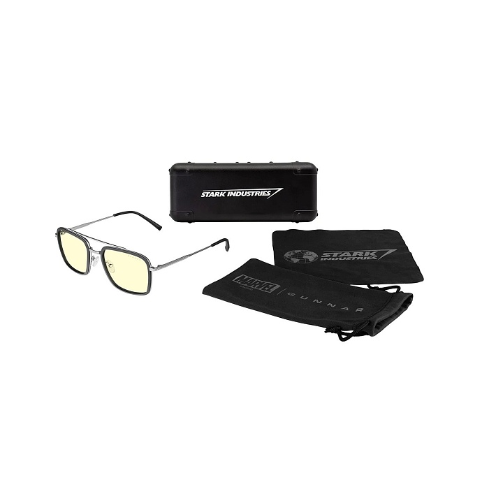 Очки для компьютера (для геймеров) GUNNAR Stark Industries Edition Amber, Silver (EDI-12301) - фото 3