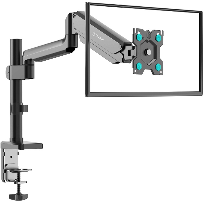 ONKRON кронштейн для монитора 13"-34" настольный, чёрный G75 (G75-B) - фото 1