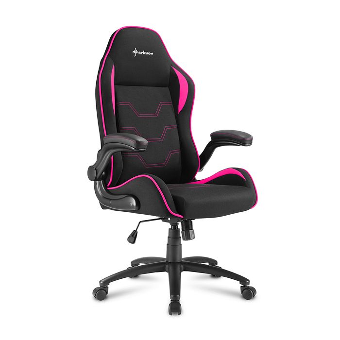 Игровое кресло Sharkoon Elbrus 1 Black Pink (ELBRUS-1-BK/PK) - фото 1