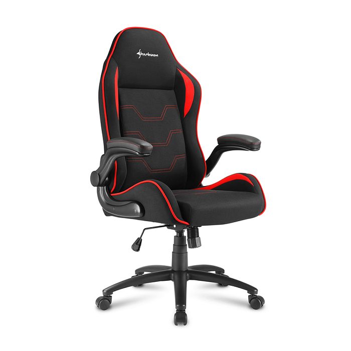 Игровое кресло Sharkoon Elbrus 1 Black Red (ELBRUS-1-BK/RD) - фото 2