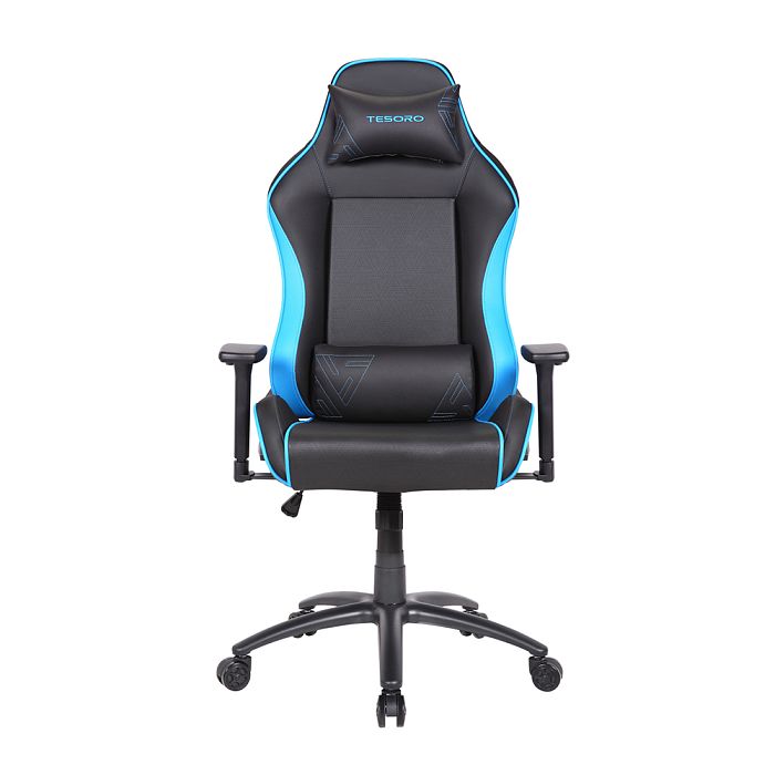 Игровое кресло Tesoro Alphaeon S1 Black Blue - фото 2