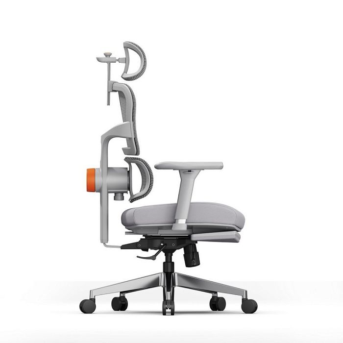 Компьютерное кресло FoxGear NETZ модель X, серый (FG-NETZ-X-GY) - фото 2