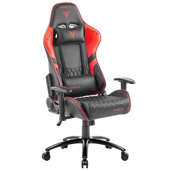 Компьютерное кресло ZONE 51 CLUBPOINT Black-Red (Z51-CLU-BR) - фото 1
