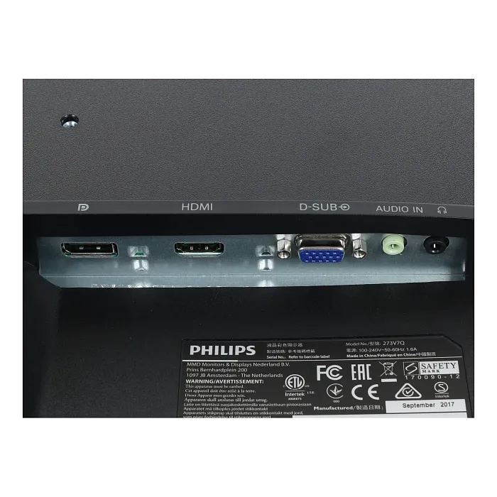 Full HD монитор Philips 273V7QJAB (00/01) - фото 6