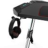 Стол для компьютера (для геймеров) Eureka R1 S с RGB подсветкой, чёрный - фото 3