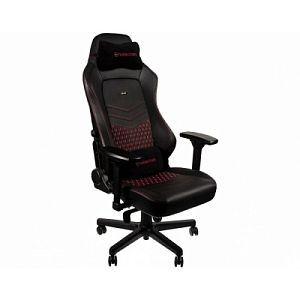 Игровое кресло Noblechairs HERO Real Leather Black/Red (NBL-HRO-RL-BRD)