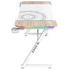 Компьютерный стол Zone TRINE 140 RGB Wood/White (Z51-T4R-WD) - фото 3
