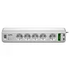 Сетевой фильтр APC PM5U-GR (Essential SurgeArrest, 5 розеток, 2 порта USB-A, кабель 1.8м, 230 В) - фото 1