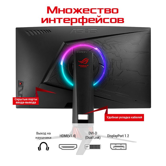 Full HD монитор ASUS ROG Strix XG27VQ - фото 7