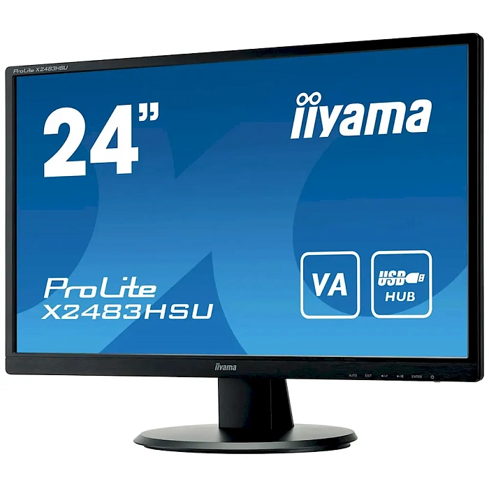 Full HD монитор iiyama X2483HSU-B5 - фото 2