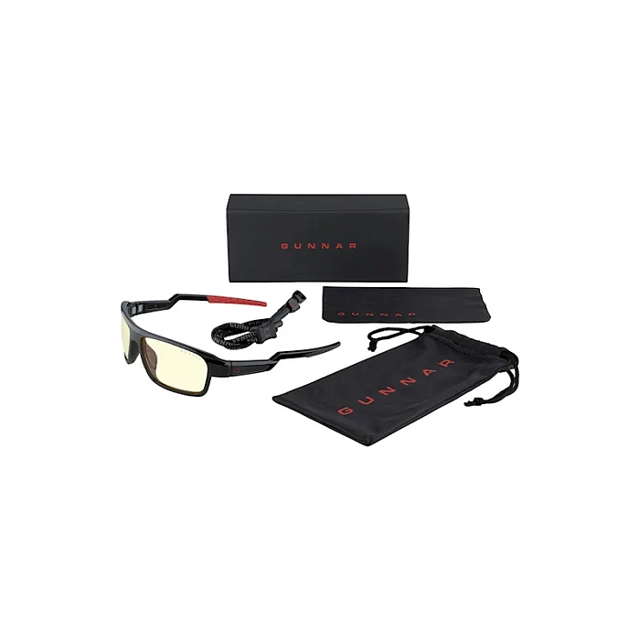 Очки для компьютера (для геймеров) GUNNAR Lightning Bolt Amber, Onyx (LIG-00101) - фото 4