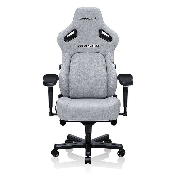 Компьютерное кресло Anda Seat Kaiser 4 XL Ash Grey Fabric (модель AD12) (AD12YDDC-XLL-20-G-CF) - фото 1