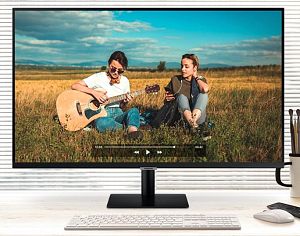 Смарт-монитор SAMSUNG 32M70A позволяет организовать работу без компьютера