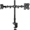 ONKRON кронштейн для двух мониторов 13"-32" настольный, чёрный D221E (D221E-B) - фото 1