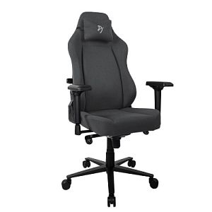 Компьютерное кресло Arozzi Primo Woven Fabric - Black - Grey logo