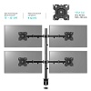 ONKRON кронштейн для четырех мониторов 13"-32" настольный, чёрный D421E (D421E-B) - фото 8