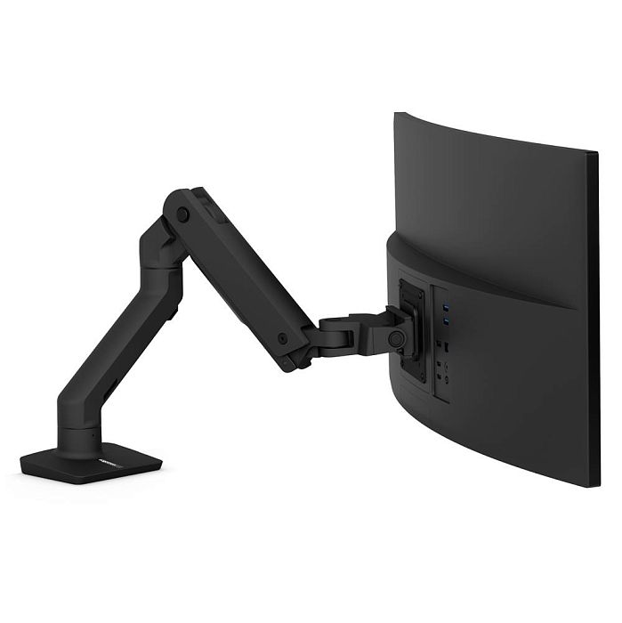 Кронштейн для монитора Ergotron HX Desk Monitor Arm (matte black) (45-475-224) - фото 1