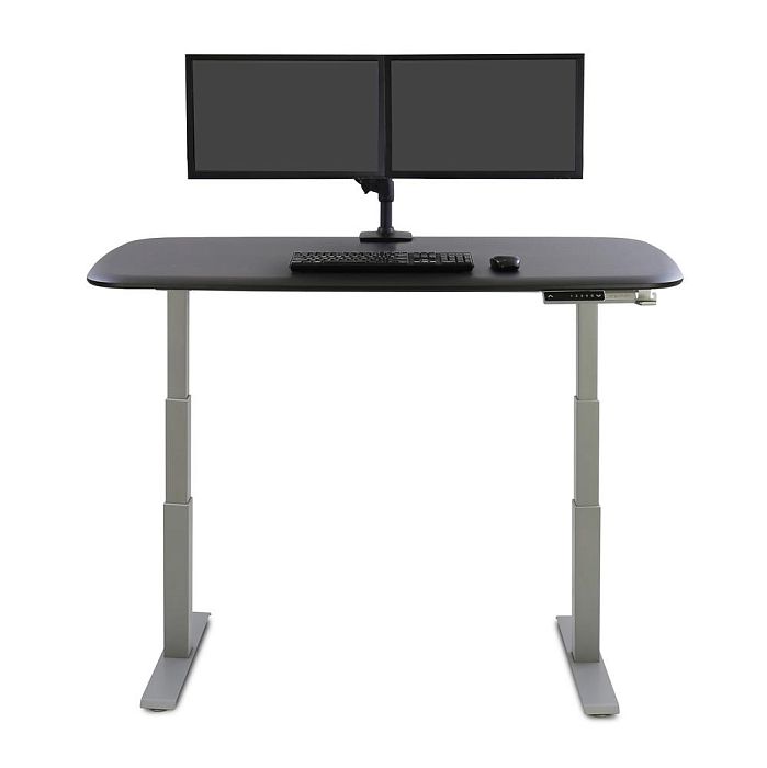 Настольный кронштейн Ergotron LX Desk Dual Direct Arm (matte black) (45-489-224) - фото 5