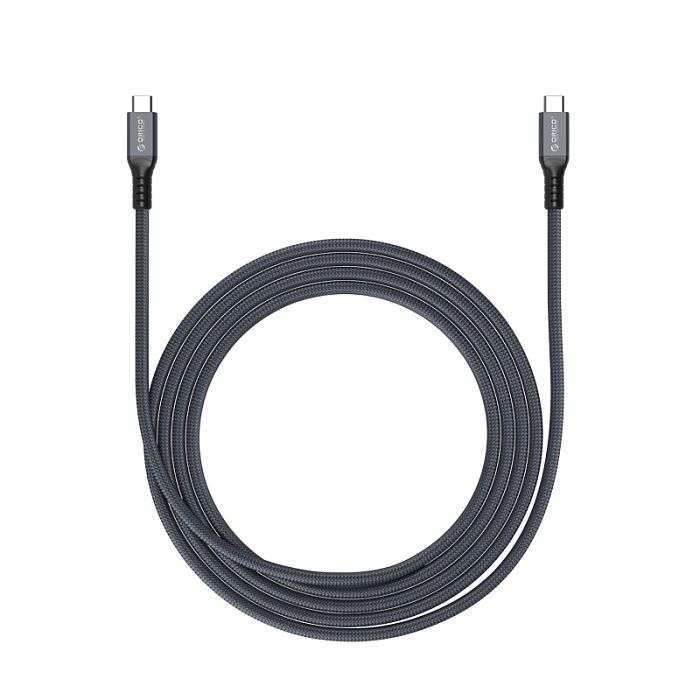 Кабель ORICO PD Thunderbolt 4 TBZ4-20-GY-BP, 2 метра - фото 2