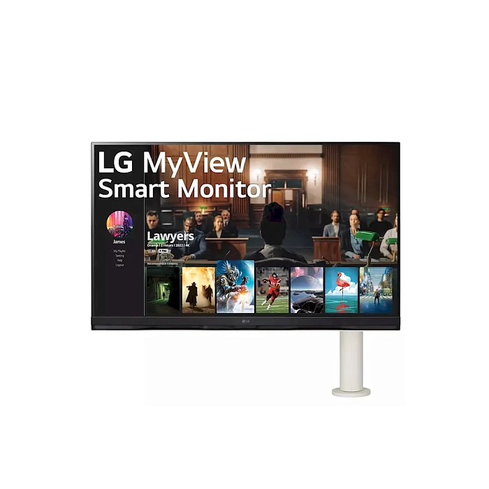 4K SMART монитор LG 32QS780S-W - фото 1