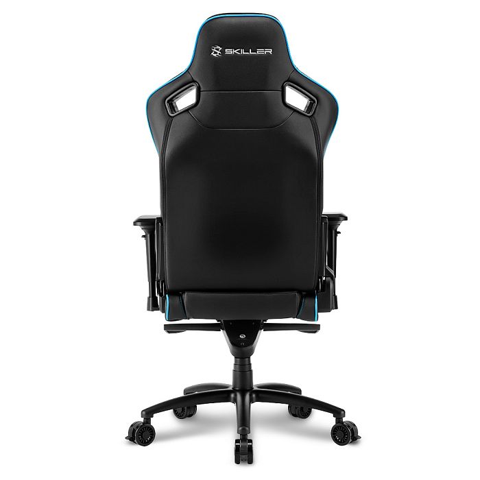 Игровое кресло Sharkoon Skiller SGS4 Black Blue (SGS4-BK/BU) - фото 3