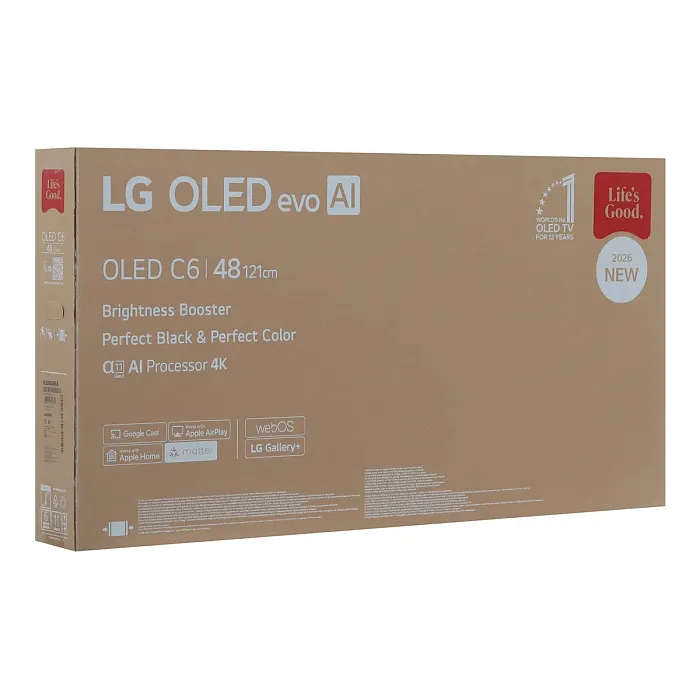4K телевизор LG OLED48C6RLA - фото 12
